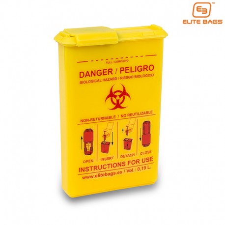 Elite Bags EB09.001 Compact Biohazard Container